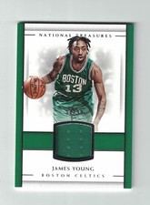 2009 Natonal Treasures James Young Game Worn Jersey Card #'d /99 - Celtics