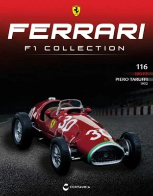 NEW IXO 1:43 F1 FERRARI 500 F2 - Pietro Taruffi 1952 - Swiss GP +Magazine - Immagine 1 di 4