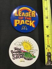 McDonalds Fast Food Restaurant Pin Pair Leader Pack & Breakfast over the Land