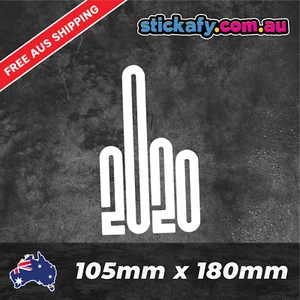 F*ck 2020 Decal Funny Laptop Car Window Bumper 4x4 Ute Sticker - Picture 1 of 4