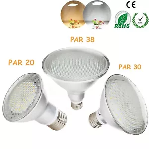 Dimmable 110V LED Spotlight Bulb E27 PAR20 PAR30 PAR38 14W 24W 30W White Lamp - Picture 1 of 15