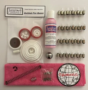1977 Gottlieb Fire Queen Flipper Maschine Wartung Tune Up Kit - Bild 1 von 3