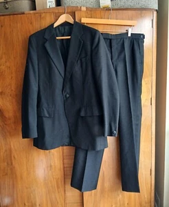 Vintage Sackville for Austin Reed Tuxedo Dinner Suit Black Wool Mix - Picture 1 of 10