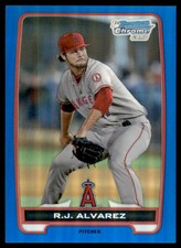 2012 Bowman Chrome Draft Draft Picks Blue Refractors #BDPP46 R.J. Alvarez /250