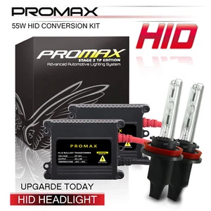 Promax 55W Slim Xenon Lights HID Kit for Chevrolet Silverado 1500 2500 HD H11 - Picture 1 of 12