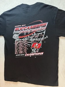 Vintage 2003 Tampa Bay Buccaneers Super Bowl XXXVII Champion T-Shirt Herren L Y2K - Bild 1 von 9