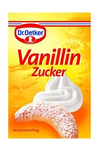 Vanilla Flavor Sugar 10 pk Baking Powder Add Tea Coffee Yogurt Fresh Fruit 8 g - Picture 1 of 4