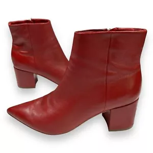 Marc Fisher Stiefeletten rot Leder - Bild 1 von 16