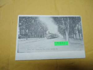 Steam train running up Main Street CARLISLE PA - Picture 1 of 2