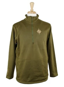 Nomad Men's Fleece Pullover 1/4 Zip Outdoor Hunting Jacket Zippered Pockets - Picture 1 of 31