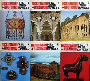 DICCIONARIO ILLUSTRADO - De La Lengua Espanola - Six (6) Issues - #4-#9 - Picture 1 of 3
