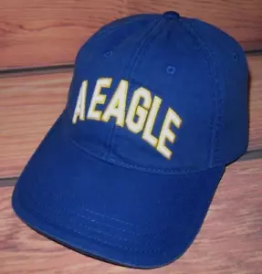 MENS AMERICAN EAGLE ROYAL BLUE ADJUSTABLE HAT CAP ONE SIZE - Picture 1 of 2