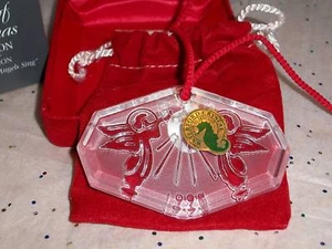WATERFORD SONGS OF XMAS 1998 Hark Herald Ornament NIB - Picture 1 of 2