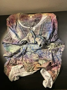 One World Live And Let Live Women’s Top L - Picture 1 of 10