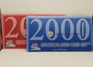 2000 United States Mint P & D Uncirculated Coin Set #4567 - Picture 1 of 20