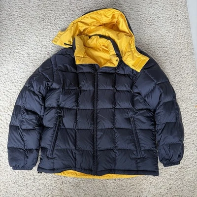 Lands’ End Reversible Goose Down Puffer Coat Men’s Size Large Winter Coat Warm - Image 1 of 4