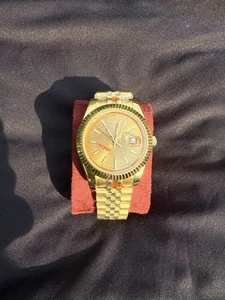 Herrenuhr Golduhr/Edelstahl/41mmMechanisch/Armband/Schmuck für Männer/ - Bild 1 von 7