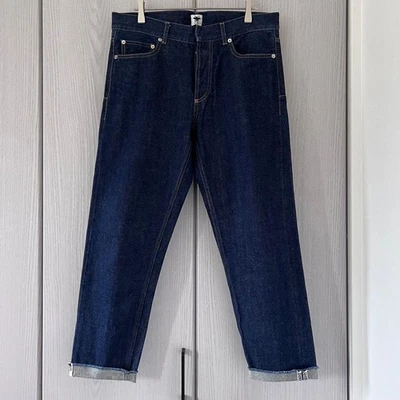 USADO EXCELENTE ESTADO DIOR LOGOTIPO SELVEDGE DENIM TAMANHO 40 MUITO BOM - Imagem 1 de 4