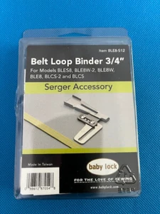Baby Lock Belt Loop Binder 3/4" for Sergers - BLE8-S12 - Picture 1 of 2
