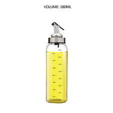 500/300/180ML Olive Oil Vinegar Pourer Dispenser Glass Bottle Kitchen Cooking UK