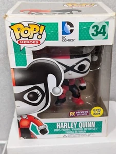 Funko POP! Heroes: DC Comics - Harley Quinn #34 PX Preview (Glow in the Dark) - Picture 1 of 9