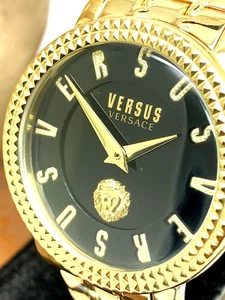 Versus by Versace Women's Watch VSPEU519 Black Dial Gold Stainless Steel 38mm - Picture 1 of 12