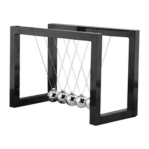 Newton's Cradle Desktop Gadget Fun Gift Toy Physics Balance Swing Steel Balls - Picture 1 of 9