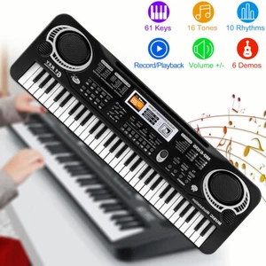 61 Tasten Elektronische Keyboards Klavier Tastatur Digital Piano Lernspielzeug - Bild 1 von 12