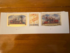 2019 US Scott #5378-5380 Transcontinental Railroad Bottom PB Strip/3 stamps-MNH