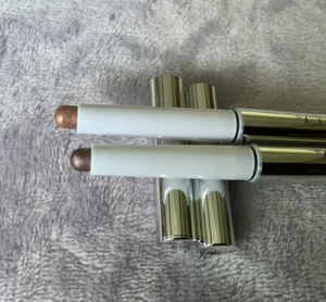 Mally beauty EYESHADOW STICKS LOT OF 2 SHIMMERING MAUVE ❣️PEACHY BRONZE - Picture 1 of 7