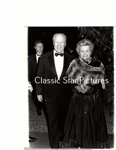 S331 Gerald Ford Betty Ford 1986 7x9 offenes Foto - Bild 1 von 1