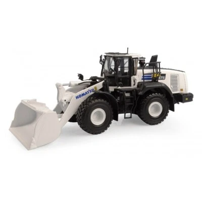 Komatsu WA475-10 Wheel Loader - White - Universal Hobbies 1:50 Scale #UH8182 New - Image 1 of 4