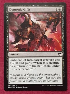 Magic The Gathering KALDHEIM DEMONIC GIFTS negro Magic The Gathering - Imagen 1 de 2