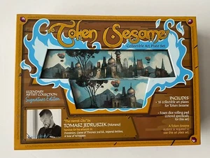 token sesame The hermit city by tomasz jedruszek collectible Art Plate Set - Picture 1 of 11