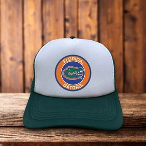 Florida Gators Mens Trucker Hat Green Snapback Gainesville FL Baseball Cap - Picture 1 of 6
