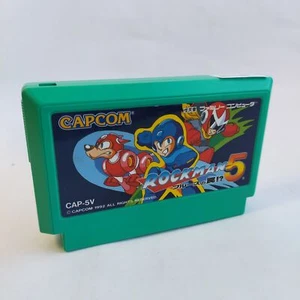 Rockman 5 Blues Trap Capcom pre-owned Nintendo Famicom NES Tested - Picture 1 of 8