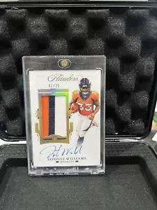 2021 Panini Flawless Javonte Williams RPA 1/25 - Picture 1 of 2