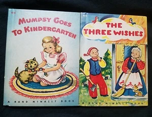 2 Vintage Rand McNally Books # 412 & # 415 Copyright 1945 - Picture 1 of 12