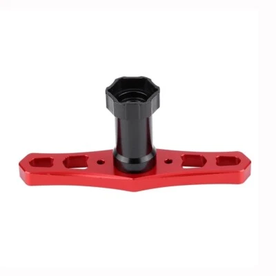 Tuercas hexagonales de rueda de radiocontrol de 17 mm herramientas de instalación llave de manga tuerca destornillador para neumáticos de radiocontrol Foto 1 de 2