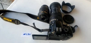 Nikon D5100 16.2MP Digital SLR Camera with SIGMA 18-200mm and 18-55mm Lens #C90 - Picture 1 of 11