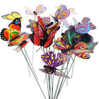 Piquets de jardin papillon décoratif 50 pièces pieu de plantes décoration de jardin extérieur