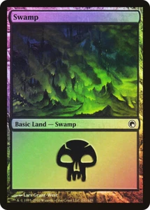 MTG FOIL Swamp 241  - Scars of Mirrodin #241 - Picture 1 of 1