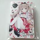Room decoration, plastic pass case with cute beautiful girl design, size 6cm x