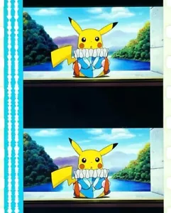 Película Pokémon Cel Pikachu 35 mm Anime Japón Coleccionable Limitada Raro - Imagen 1 de 2