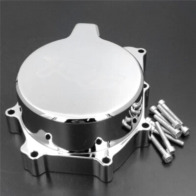 Billet Engine Stator Cover For 1999-2002 Yamaha YZF R6 Chrome Left Side - Изображение 1 из 4