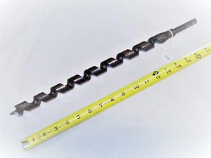 Auger Bit / Drill Bit, 63/64" Long Vintage Auger Bit, Made in Japan - Picture 1 of 4