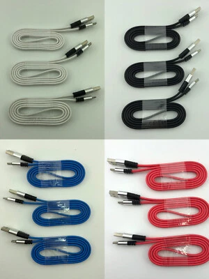 3 Pack 3FT Micro V9 Cable Rapid Charge USB Data Syn Charger Fast Charging Cord - Image 1 of 4