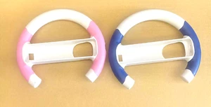 Nintendo Wii and Wii U Steering Wheel Mario Kart Pink and White Unbranded/ 50pcs - Picture 1 of 2