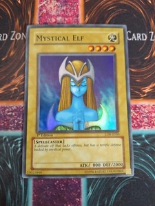 Yu-Gi-Oh! Mystical Elf LOB-E062 Súper Raro 1ª Edición Ligeramente Jugado Euro Impresión - Imagen 1 de 6