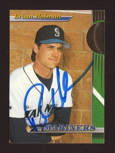 Brian Holman Autogramm -- Seattle Mariners -- 1993 Topps Walmart Stadium Club Karte - Bild 1 von 1